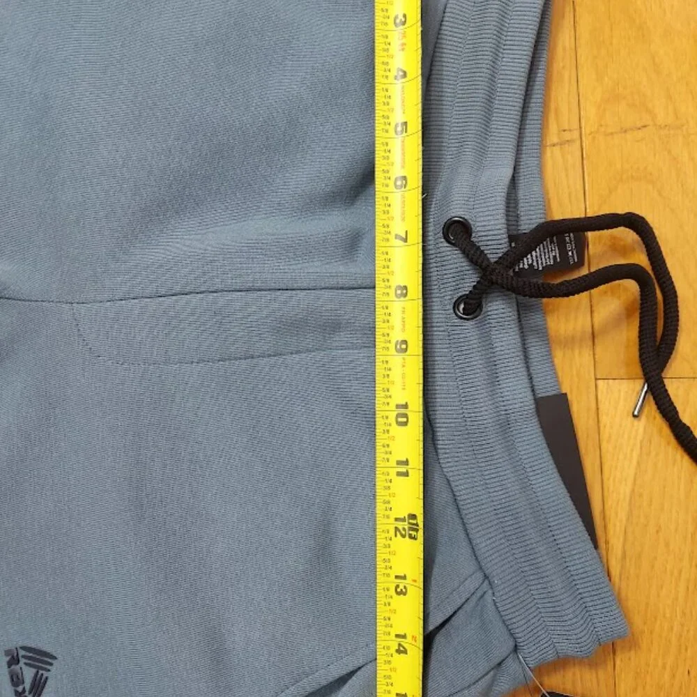 RBX ACTIVE Fleece Pants Comfort Fit Jogger Pants Sweats Blue Slate Small New $78